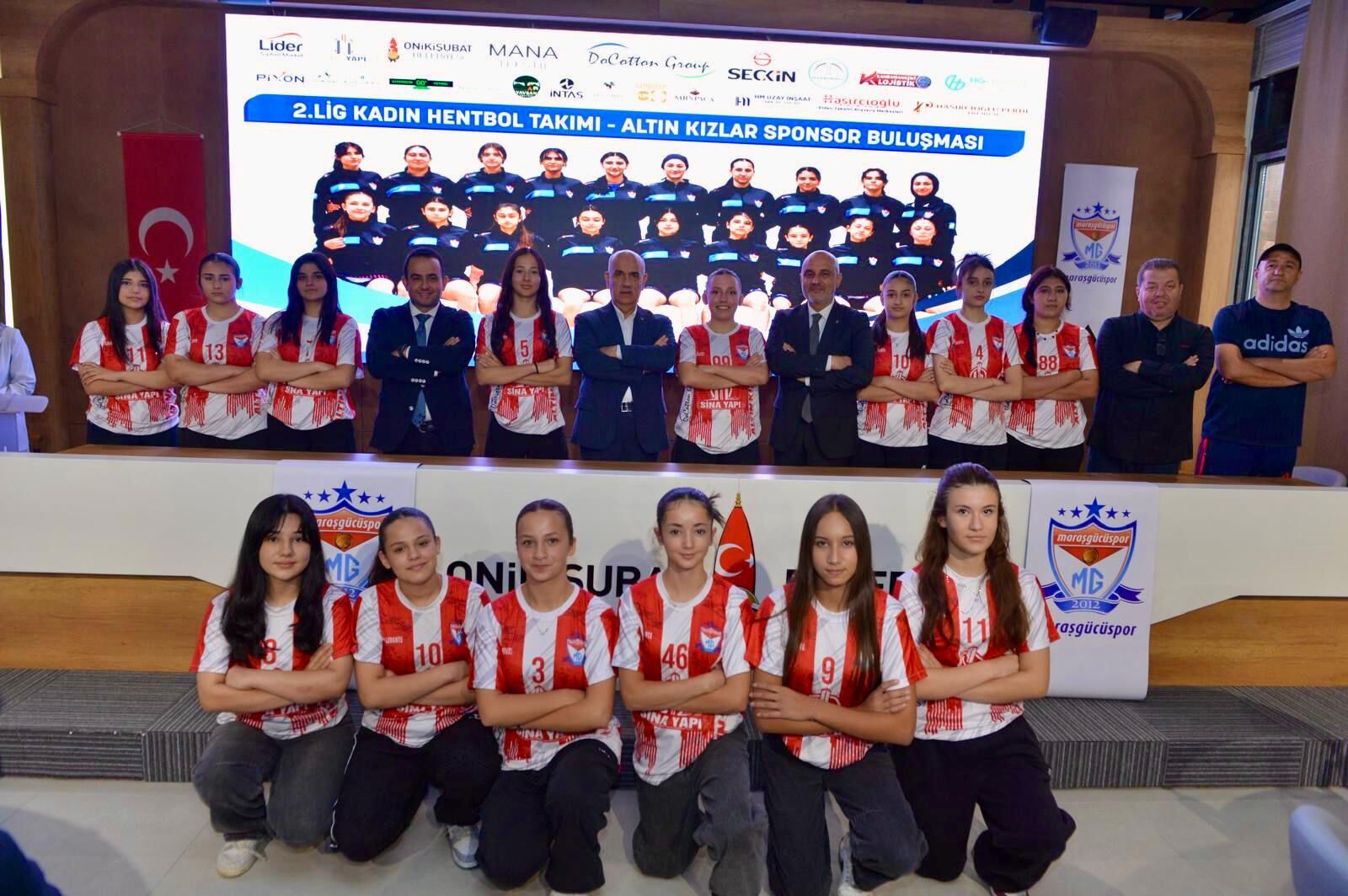 MARAŞGÜCÜSPOR, 1. LİG: KADIN HENTBOL TAKIMI SEZON ÖNCESİ GÜÇ BİRLİĞİ YAPTI