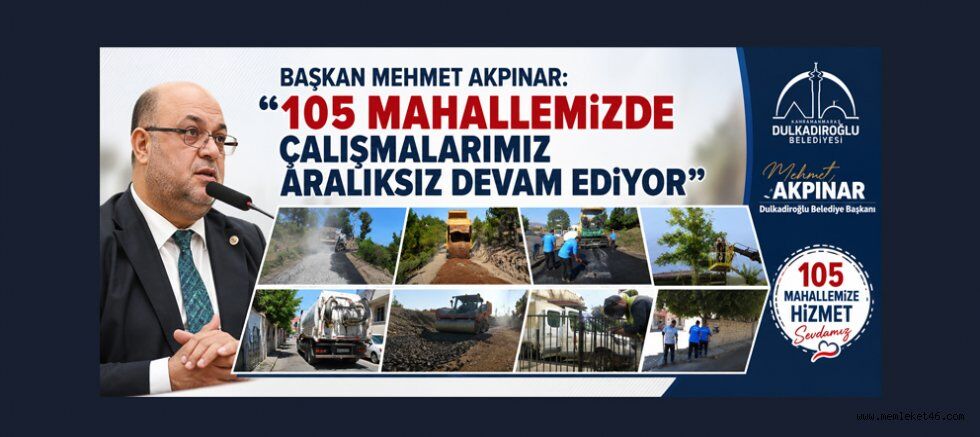 M Baskan Mehmet Akpinar Daha Yasanabilir Bir Dulkadiroglu Icin Durmadan Calisiyoruz
