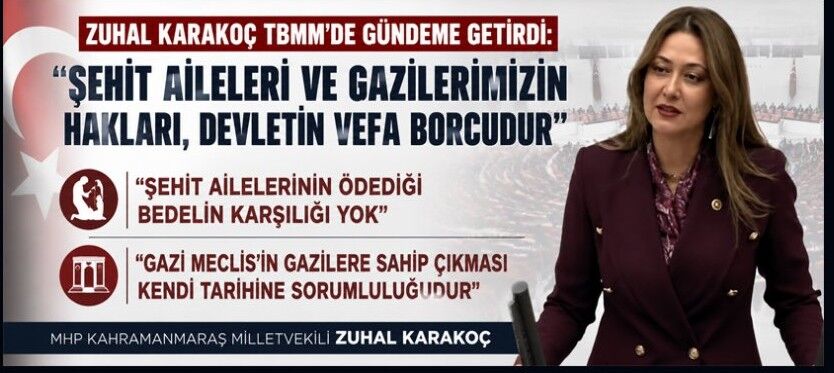 M Zuhal Karakoc Tbmm De Gundeme Getirdi Sehitlerimize Ve Gazilerimize Sahip Cikmak Namus Borcudur-1